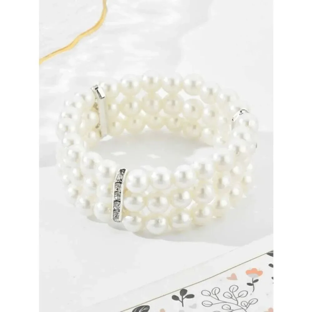 🤍✨ 6PCS 1920s White Accessories Flapper Great Gatsby Retro Costume Set NEW